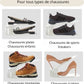 Rangements à Chaussures Ajustables RANGEO™ blancs (Lot de 5)