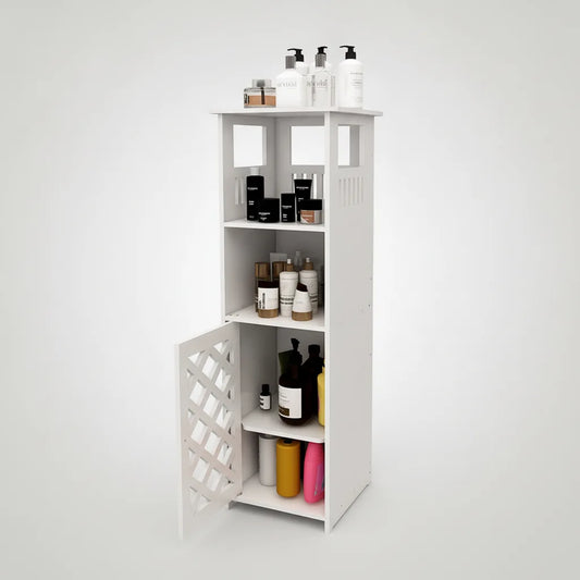Armoire d'angle étanche avec étagère ouverte