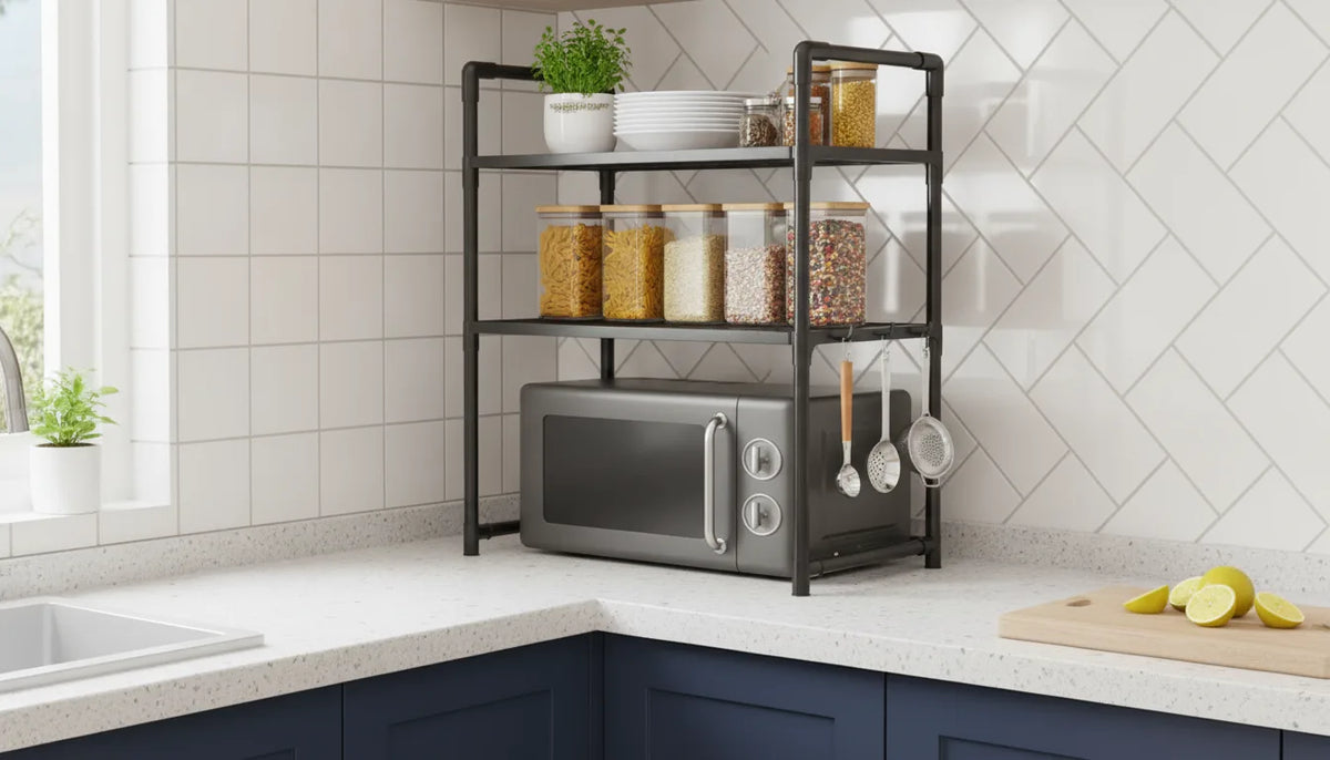 Étagère Cuisine Réglable Polyvalente
