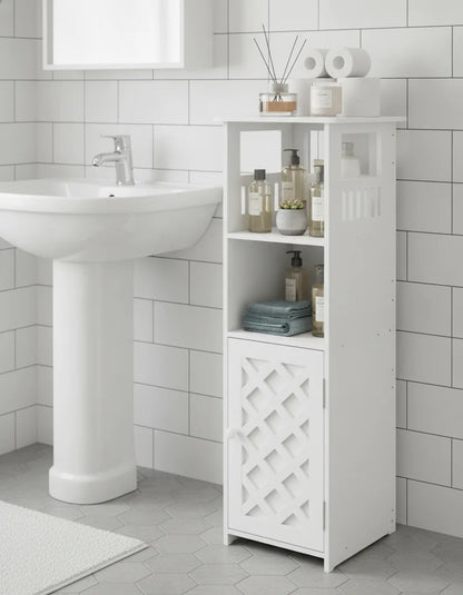 Armoire d'angle étanche avec étagère ouverte